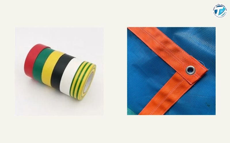 Dây PVC may viền là một loại phụ liệu chuyên dụng trong ngành gia công bạt, lưới che